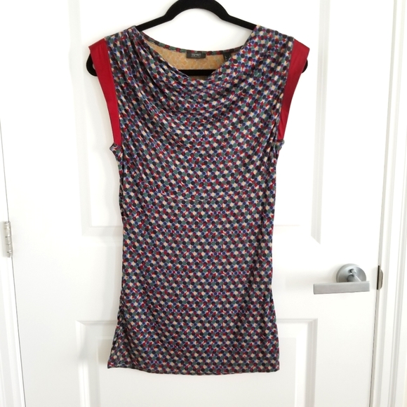 Esprit | Abstract dotted print sleeveless top (S) - Picture 1 of 7